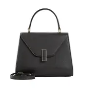 [Valextra] Valextra-Black Iside Top Handle Mini Bag-Donna OS OS