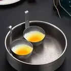 2PCS Egg Poacher Stainless Steel Poached Egg Cooker,Hangable Poached Egg Cups