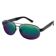 Bobster® Commander Matte Metallic Charcoal/Matte Black Metal Frame Brown HD Lens