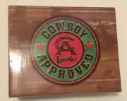 Laredo Men's 2-Tone Brown Square Toe Cowboy Boot, Style 7800, Montana, NIB sz 11