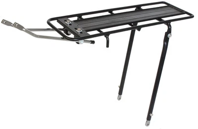 Gold Tec Rear Bicycle Adj Rack with Struts-26in./29in./700c-Black