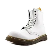 NEW Dr Martens Delaney Pebble White SIZE 11 boots kids
