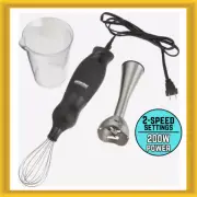 Better Chef IM-806BK DualPro Handheld Immersion Blender/Hand Mixer 200W Motor