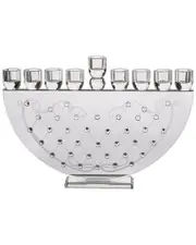 BT Shalom Exquisite Crystal Menorah