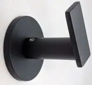 New In Sealed Box! California Faucets Bel Canto Robe Hook E3-RH-MBLK Matte Black