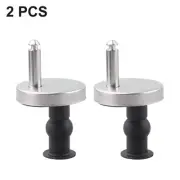 2 X Toilet Seat Soft Close Quick Release Top Fix Hinge Easy Clean Oval Shape