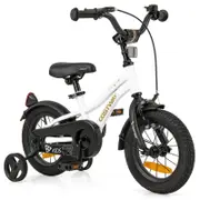 Costway 30 cm Kids Balance Bike Training Bicycle White