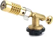 Portable Welding Torch Flame Gun Blow Torch Burner Flame Gun Adjustable Flame Gas Torch Fire Maker Lighter for Cooking Outdoor BBQ Baking (2)