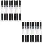 8Pcs Clear Small Plastic Empty Lip Gloss Tube Nail Oil Twisting Pen Friends