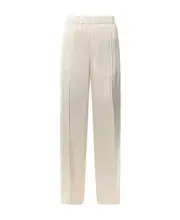 Jil Sander Elastic Waist Straight-Leg Trousers DE36 Nude