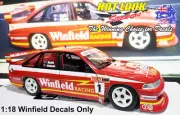 1:18 Vinyl Decals Jim Richards Mark Skaife VP Commodore 1993 Bathurst Classic