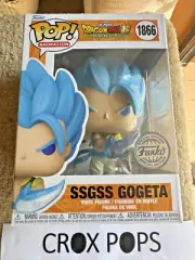 RARE SSGSS GOGETA FE 1866 DBZ BROLY Funko Pop Vinyl New in Mint Box + Protector