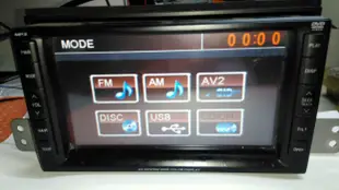 三菱colt plus dvd音響主機 CQ-DB185AA CQ-DB801A aux av in USB倒車顯影線