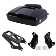 5.5" Pack Trunk Mount Rack Docking Kit Fit For Harley Electra Glide 2009-2013 12
