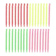 Screw Hair Rollers for Women 6.89"x0.39" Assorted Color 30pcs