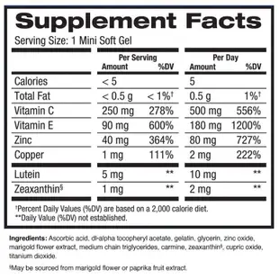 好市多(2025/06)Bausch Lomb 博士倫葉黃素 Areds 2 Lutein