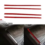 Red Carbon Fiber Water Cup Holder Panel Frame For BMW 7 Series G11 G12 2015-2022 (for: BMW)