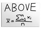 Math Above Average Casual Smart Math Functions Funny Kitchen Fridge Magnet Décor