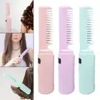Cordless Hair Straightener Brush Portable Hair Straightening Iron for Travel