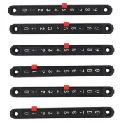 6Pcs Soccer Tabletop Scoreboard Snooker Score Board Scorer Pointers and5660
