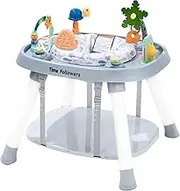 Time Followers® Baby Activity Center | 3-Stage 4Modes Standing Play Table | Baby Essential,Exersaucer, Jumper & Bouncer | Montessori-Inspired Design for Ages 6M+ (Grey)
