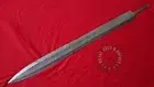 (Double Edge) Damascus Knife Custom Handmade - 28" Full Tang Sword Blank Blade