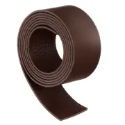 Leather Straps, 1.2 Inch Wide 39 Inch Long Flat Leather Strips Cord, Coffee