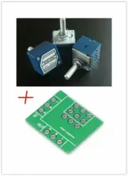 1PCS ALPS 27 Stereo Volume Potentiometer 10KA 20KA 50KA 100KA 250K + Install PCB