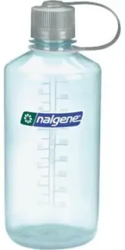 Nalgene Tritan Narrow Mouth BPA-Free Water Bottle, Seafoam, 32 Oz