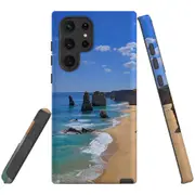 For Samsung Galaxy S22 Ultra Case, Armour Cover, Famous Rocks