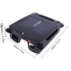 AU (US Plug)Automatic Robotic Pool Cleaner 80㎡ 450um Brushless Motor Solar Robot