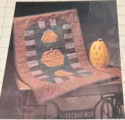 PUMPKINS PATCHED Master Piece Quilt Pattern 22”x36” Halloween Autumn