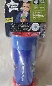 Tommee Tippee Easiflow 360 Degree Lip Activated Trainer Cup spill Leak-Proof 12m