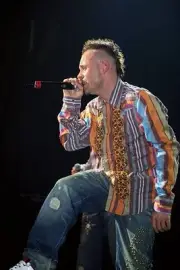 Brian Harvey of East 17 onstage Shepherds Bush Empire on May 30 20- Old Photo