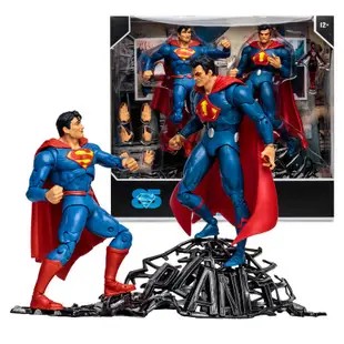 限量回饋特賣@DC 收藏家系列 超人 VS EARTH -3 超人 w/ATOMICA 2入組 現貨