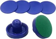 Generic Mini Set of Air Hockey Pushers and Pucks, Goal Handles for Family Fun