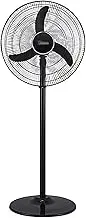 Fan Stand Floor Fan Industrial Fans 50cm Diameter Big Fan Automatic Oscillation 3 Operation Modes Adjustable Height Tilt Office