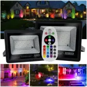 LED RGB Flood lights Spotlight Color Changing Outdoor Garden Floodlight Decor AU