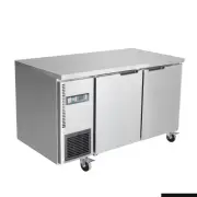 Thermaster Stainless Steel Double Door Workbench Fridge - Under Bench Fridge...