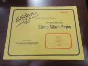 "WHITEACE" STAMP ALBUM PAGES PALAU SINGLES #PA-10 ,1993 FREE SHP.