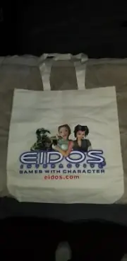 E3 Eidos Interactive Canvas Carry Tote Bag brand new promo Lara Croft Raziel