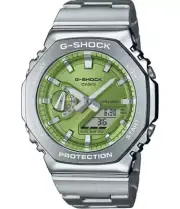 Casio G-SHOCK GM-2110D-3AER Men's Analog-Digital Watch - Lime Green Stainless St
