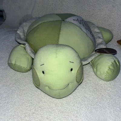 Demdaco Green Grow Slow Turtle Cotton Plush NWT adorable p3