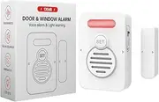 Fridge Door Alarm,Window Open Alarm with Adjustable Voice Reminders | Close Door Reminder, Voice Alert When Left Open, Window Sensor for Home Business