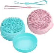 COLLBATH Gentle Silicone Body Scrubber Brush Multipurpose Shower Bath Brush for Daily Cleaning
