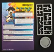 Marvel Crisis Protocol Honey Badger w/ Rules Card + Base, NO Tokens / Tact Cards