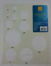 EZ Quilting Circle Template Sheet
