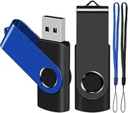 EASTBULL USB Flash Drive Bulk 8GB 2 Pack with Lanyards USB 2.0 Thumb Drive Bulk Memory Stick USB Storage