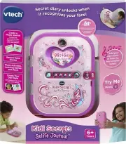 VTech Kidi Secrets Selfie Journal with Face Identifier Pink NEW