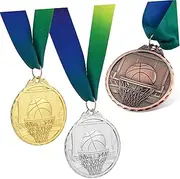 NULYLU 3pcs Basketball Medal Baseball Medals Basketball Party Favors Basketball Games Prizes Sports Awards Medals Sports Medal Sports Award Medals Basketball Awards Winner Medals Alloy